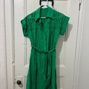 Suncoo Dress – Green – Size 0